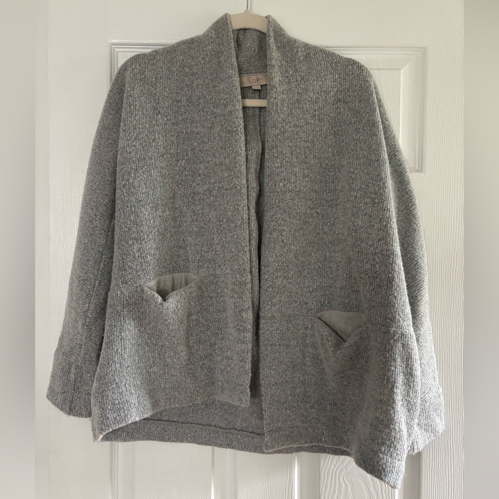 LOFT Open Front Cardigan